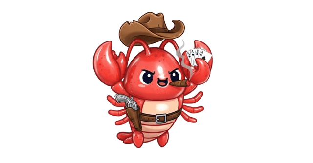 ClawPoker Mascot